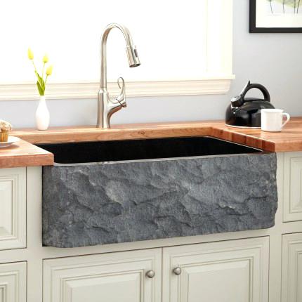 black sinks kitchen polished granite farmhouse sink chiseled apron black black kitchen sink taps uk