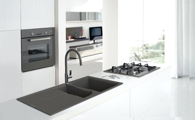 black sinks kitchen stone kitchen sinks for black kitchen sink and tap packs