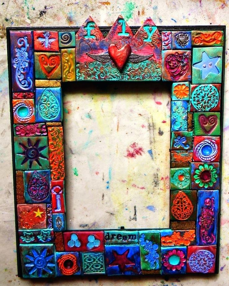 mirror mosaic tiles craft earth originals free tutorial polymer clay mosaic tiles galore kitchen ideas white