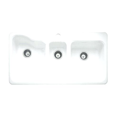 3 basin kitchen sink silhouette triple bowl kitchen sink 3 basin cast iron kitchen sink