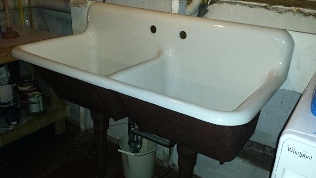 3 basin kitchen sink vintage standard double basin porcelain over cast iron farm house kohler 3 basin kitchen sink