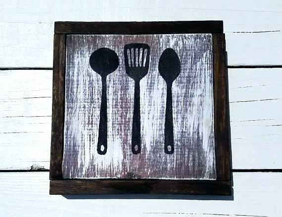 kitchen utensil wall decor utensil wall art kitchen utensils art wall hanging kitchen decor rustic kitchen spatula spoon kitchen wall utensil wall art large kitchen utensil wall decor