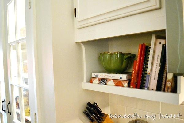 shelves under kitchen cabinets cook book holder open kitchen shelves instead of cabinets
