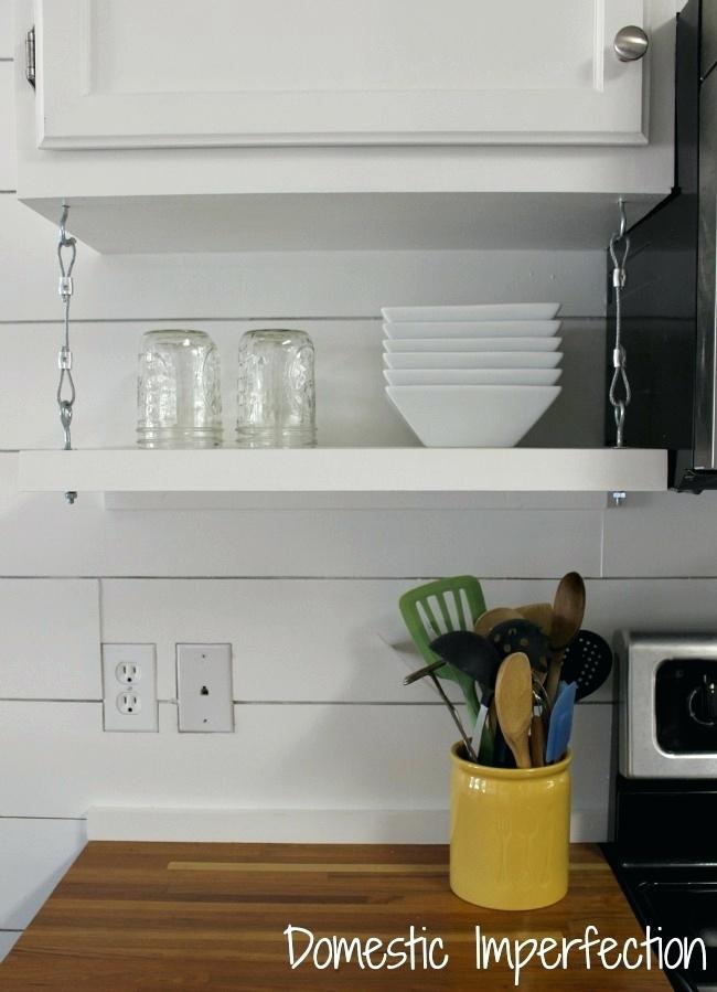 shelves under kitchen cabinets how to raise your kitchen cabinets to the ceiling domestic imperfection open shelves above kitchen cabinets