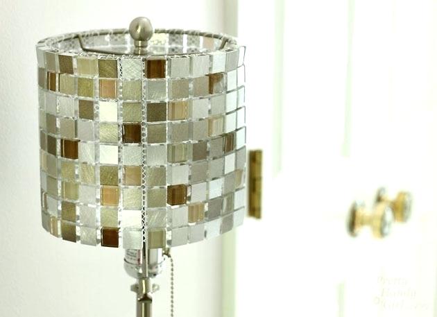 lowes mosaic tile sheets make your own mosaic tile lampshade pretty handy girl kitchen nightmares season 6 episode 12