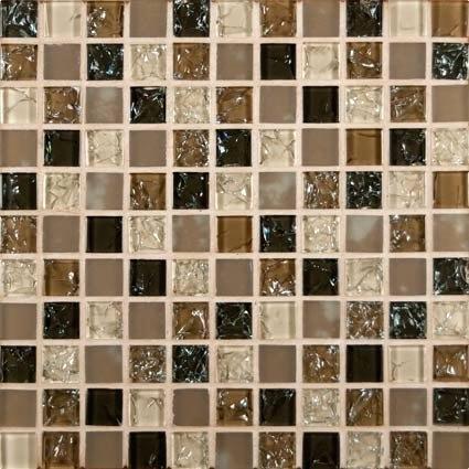 mosaic picture tiles pacific dunes mounted blend glass mosaic tile in brown mosaic tile picture frame diy