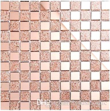mosaic picture tiles shiny glass mosaic tiles home decor tiles rose pink mirror surface glass mosaics bathroom kitchen living room mosaic from mosaic tiles picture frame