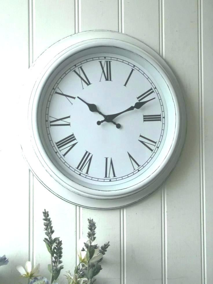 white kitchen wall clocks large white wall clocks shabby chic large white wall clock antique vintage style new large white black and white kitchen wall clocks