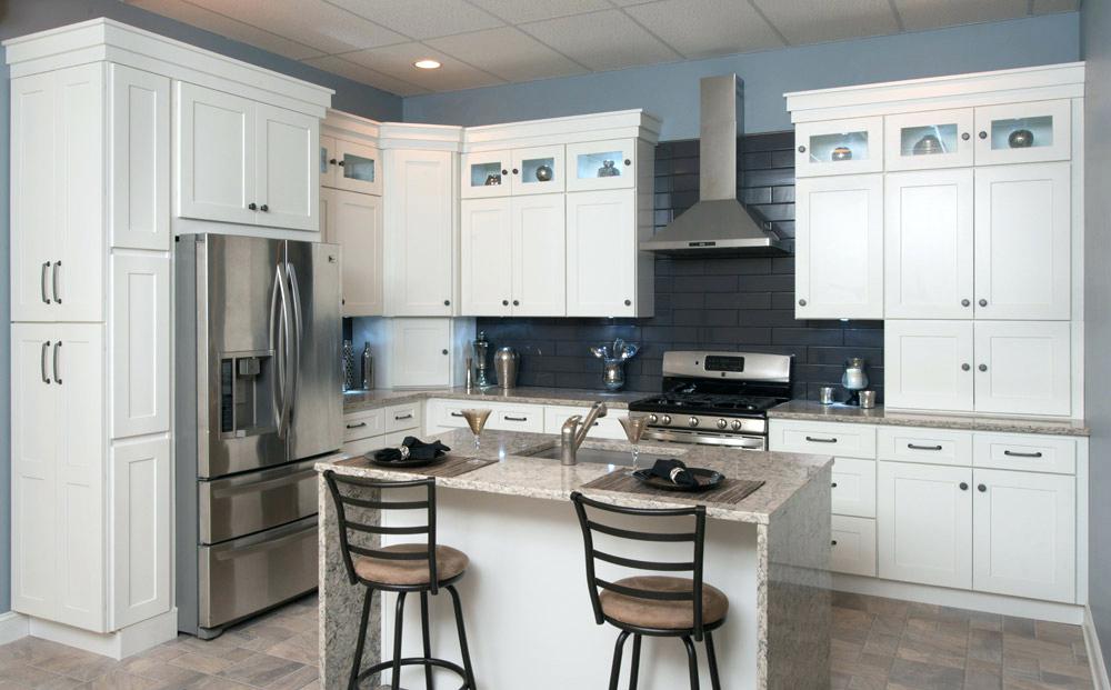 white kitchen remodels white shaker cabinets brighten your home black white kitchen design pictures